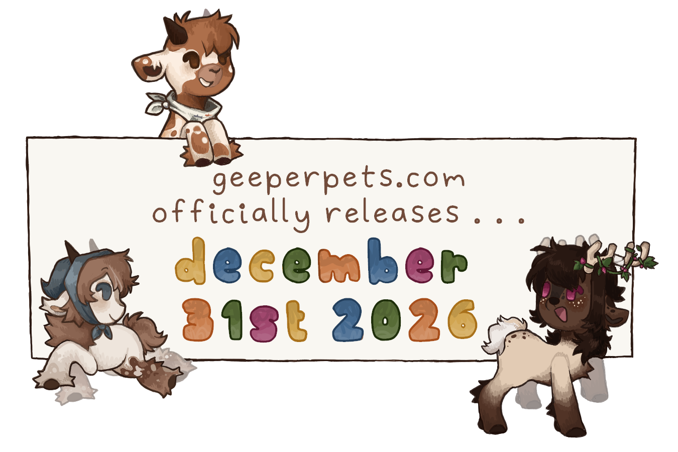 geepers dot com officially releases december thirty first 2026!